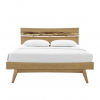 Greenington Azara Bed in Caramel, Front