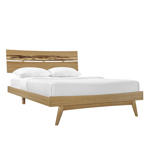 Greenington Azara Bed in Caramel on Angle