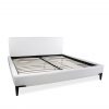 Alice Bed in White Vinyl, Slats