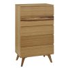 Greenington Azara High Chest in Caramel Colour Angle
