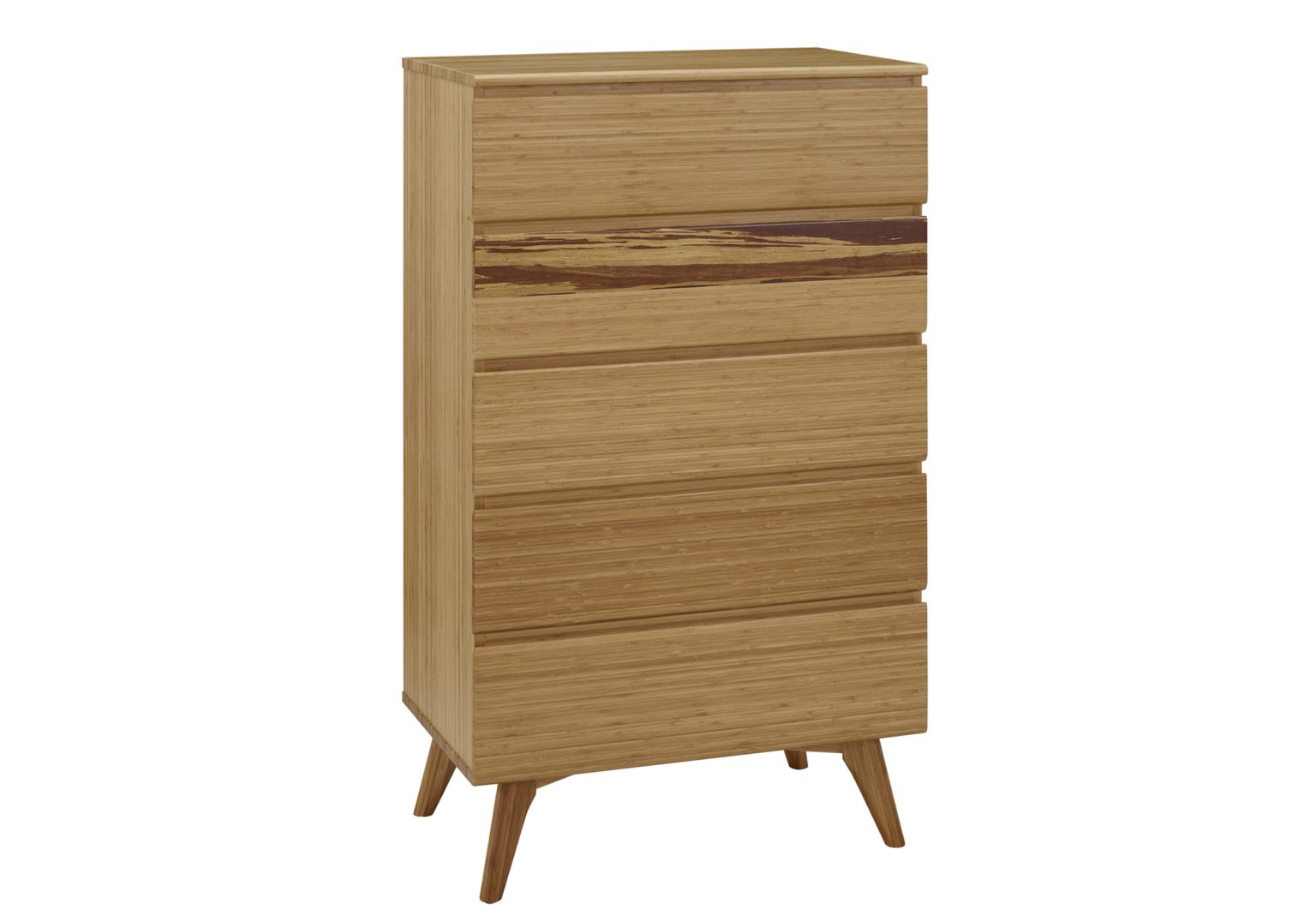 Greenington Azara High Chest in Caramel Colour Angle