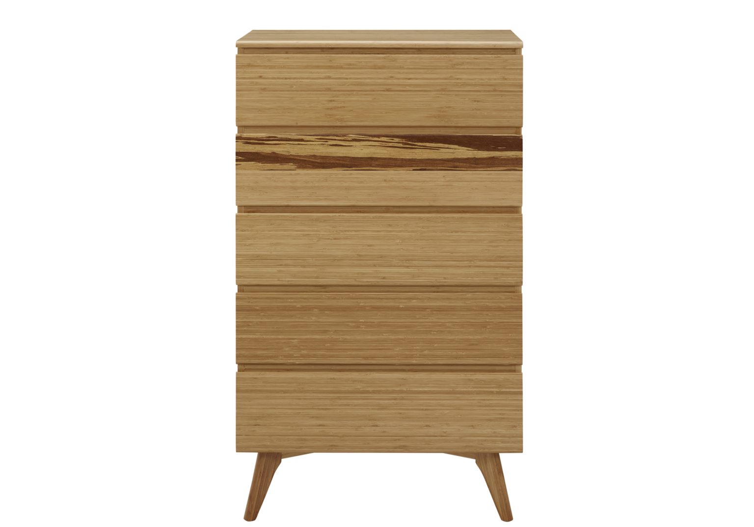 Greenington Azara High Chest in Caramel Colour Front