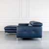 Malmo Sectional in Midnight Blue, Side, SL