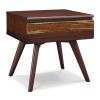 Greenington Azara Nightstand in Sable Colour on Angle