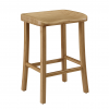 Tulip Counter Stool in Caramel, Angle