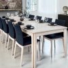 Skovby SM63 Dining Chairs around White Oak table