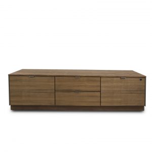 Skovby SM931 TV Unit in Oiled Walnut, Front