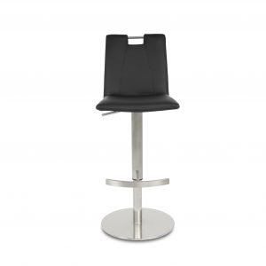 Adele Swivel Bar Stool Black