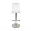 Adele Swivel Bar Stool White