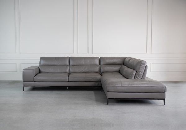 Kihei Sectional in D.Grey M55, Front, SR