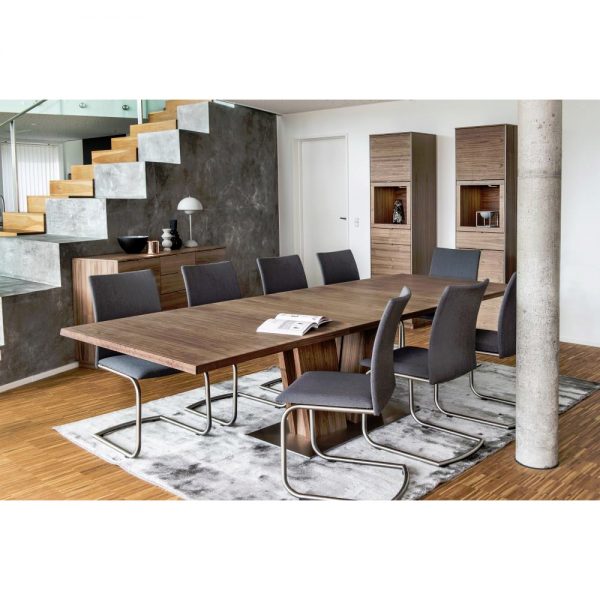 Skovby SM37 Dining Table in Oiled Walnut in Dining Room, Extended