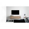 Skovby SM931 TV Unit in Oiled Walnut mounted to wall in Living Room