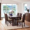 Skovby SM66 Dining Chairs in Walnut around table