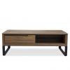 Olympia Coffee Table in Walnut, Front