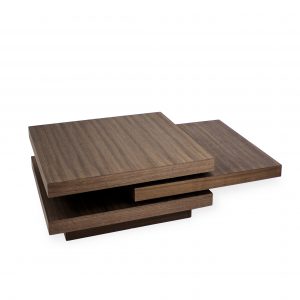 Camosun Coffee Table in Walnut, Angle