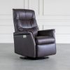 Chelsea Recliner in Trend Chocolate, Angle