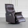 Chelsea Recliner in Trend Chocolate, Angle, Recline