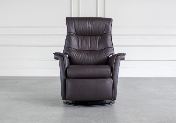 Chelsea Recliner in Trend Chocolate, Front