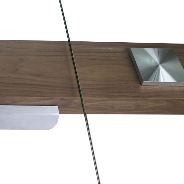 Elliot Dining Table in Walnut, Extension Detail