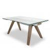 Elliot Dining Table in Walnut, Angle