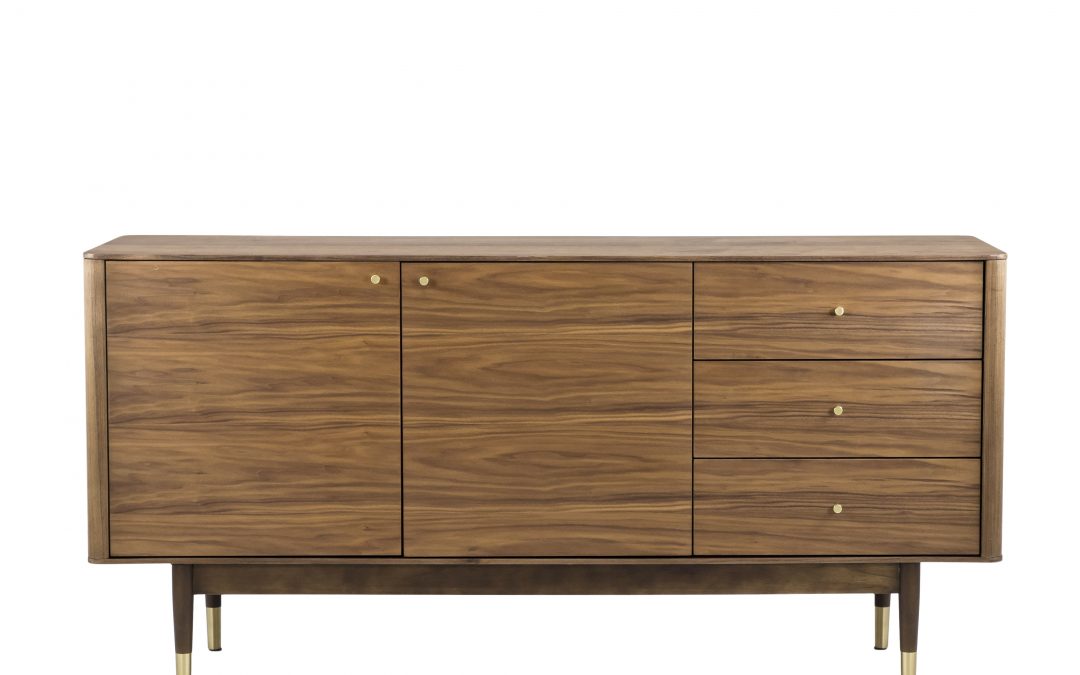 Gemma Small Wood Sideboard with Drawers