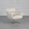 Haley Chair in White M5, Angle