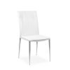 Harp Dining Chair in White, Angle