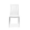 Harp Dining Chair in White, Front