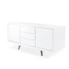 Leon Sideboard in White, Angle