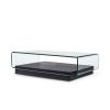 Lepage Coffee Table in Black Oak, Angle