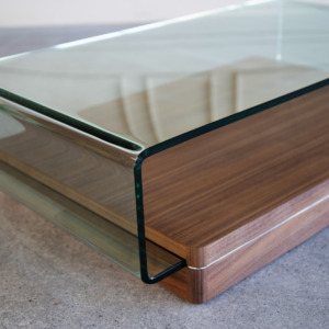 Lepage Walnut Coffee Table - Close Up Lepage Walnut Coffee Table - Close Up