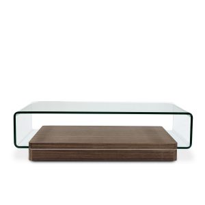 Lepage Coffee Table in Walnut, Front
