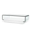 Lepage Coffee Table in White Lacquer, Angle