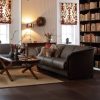 Ekornes® Manhattan Loveseat and Sofa in Living Room