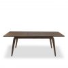 Margo Dining Table in Walnut, Straight, Extended