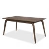 Margo Dining Table in Walnut, Angle