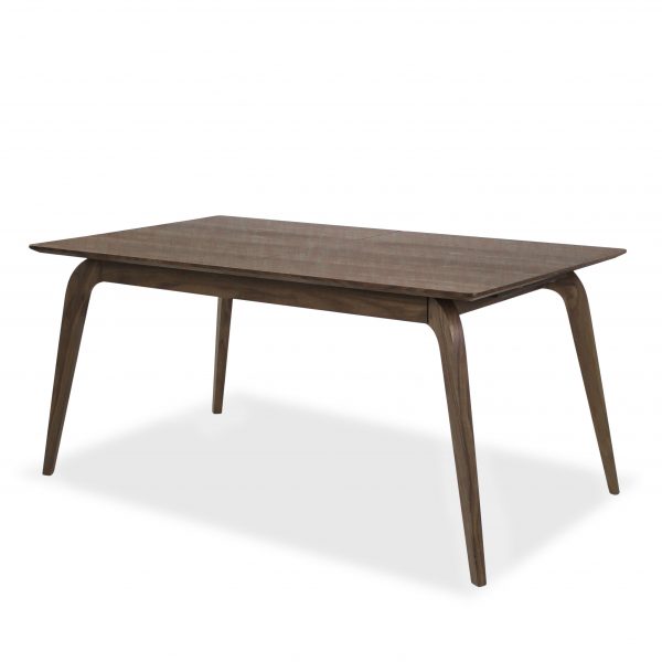 Margo Dining Table in Walnut, Angle