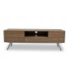 Naia TV Unit in Walnut, Front