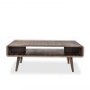 Newport Coffee Table in Walnut, Front