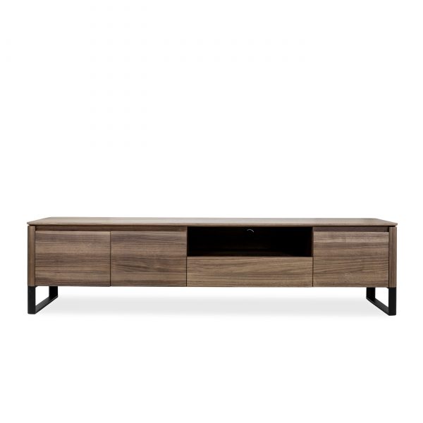 Olympia TV Unit in Walnut, Front