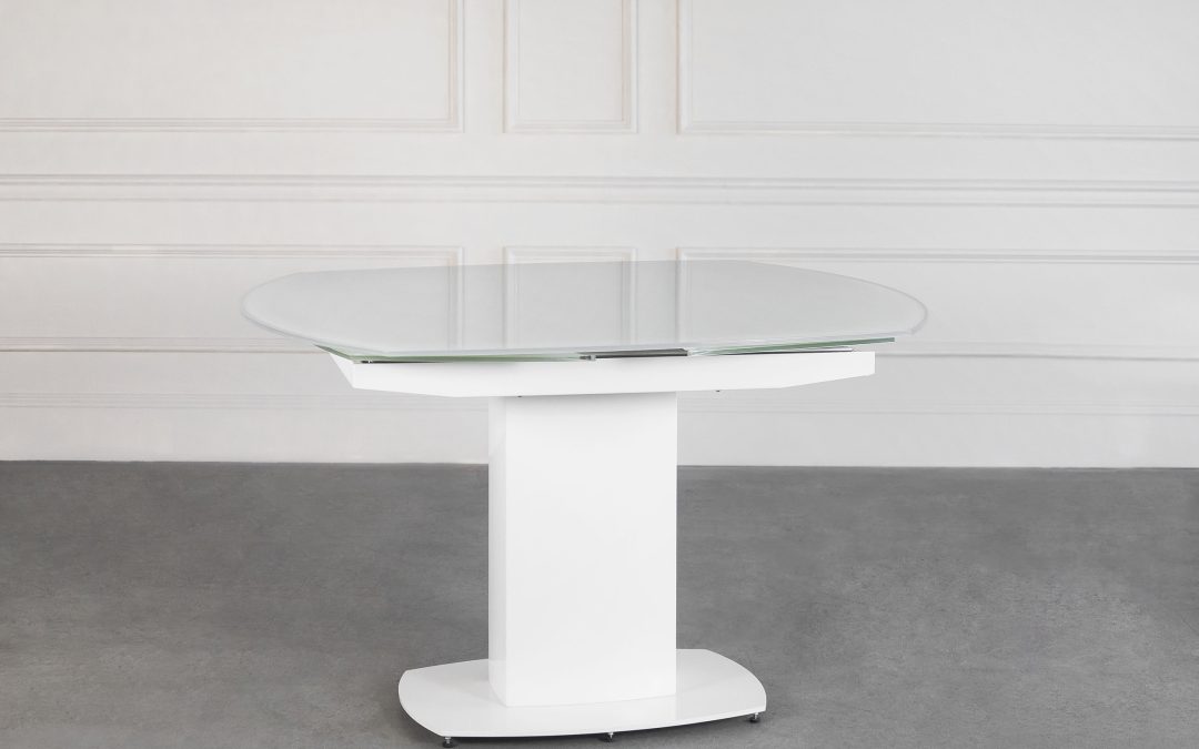 Paul Extendable Glass Dining Table