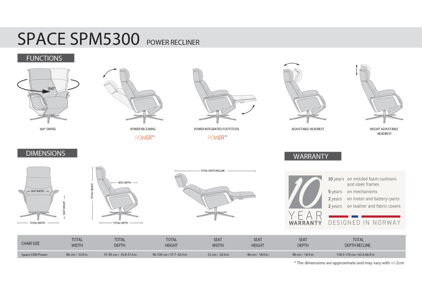 Space 5300 Power dim 1