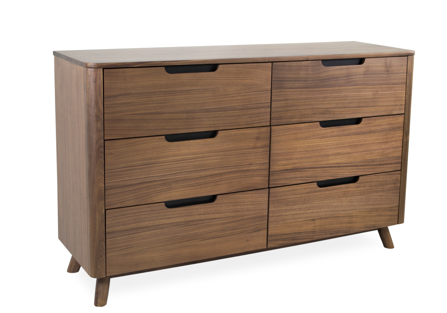 Tahoe Double Dresser in Walnut Angle