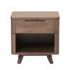 Tahoe Nightstand in Walnut, Front