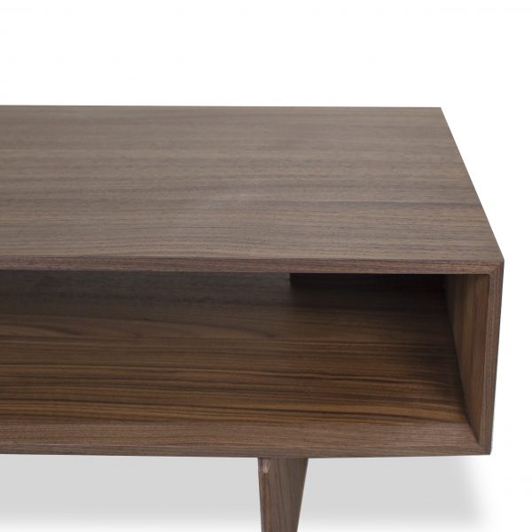 Tampa Coffee Table in Walnut, Close Up