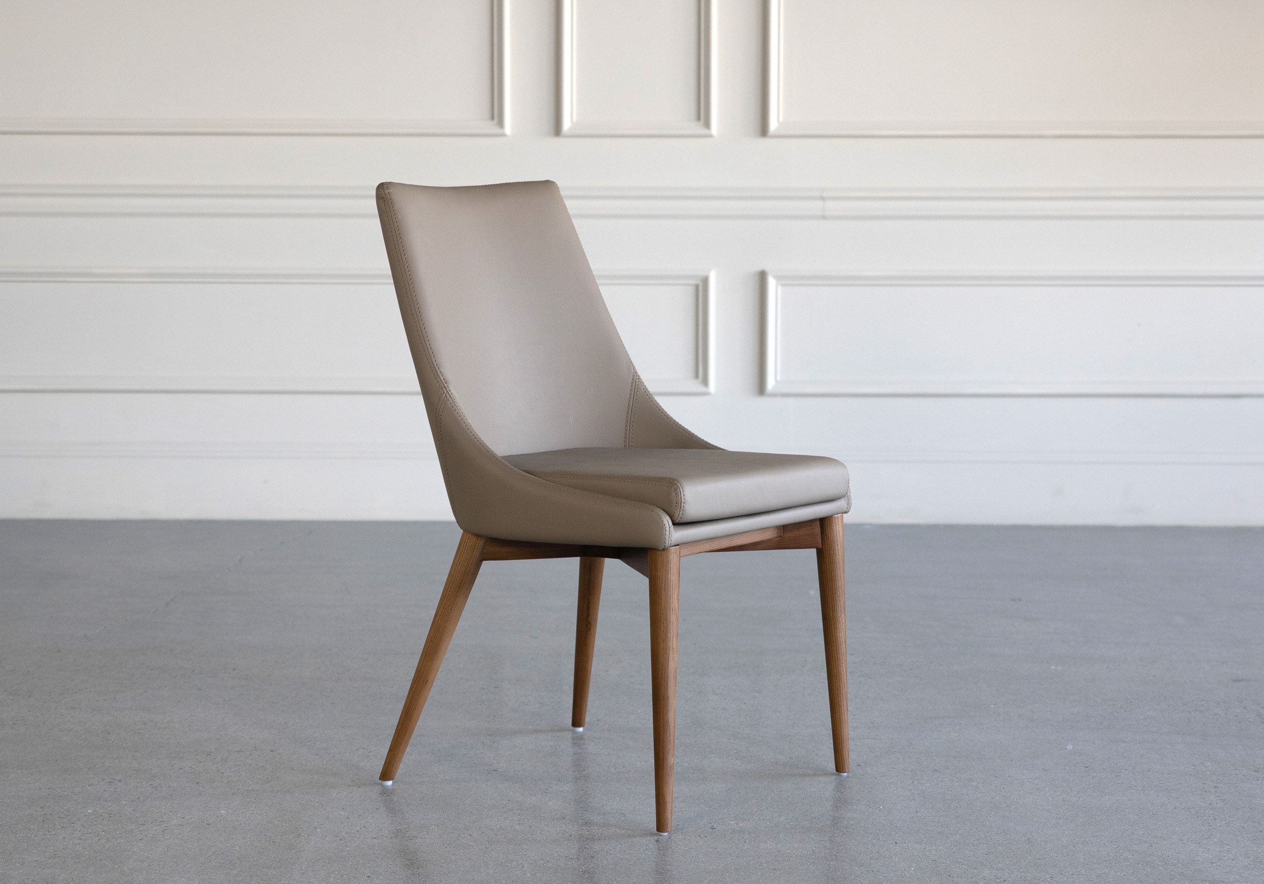 Vista Dining Chair Taupe Angle