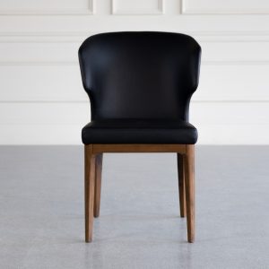 blake-leather-dining-chair-black-walnut-front