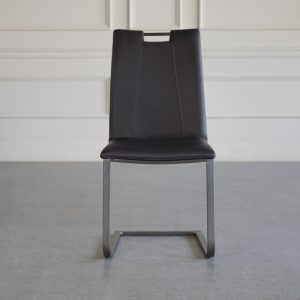 marta-vinyl-dining-chair-black-front