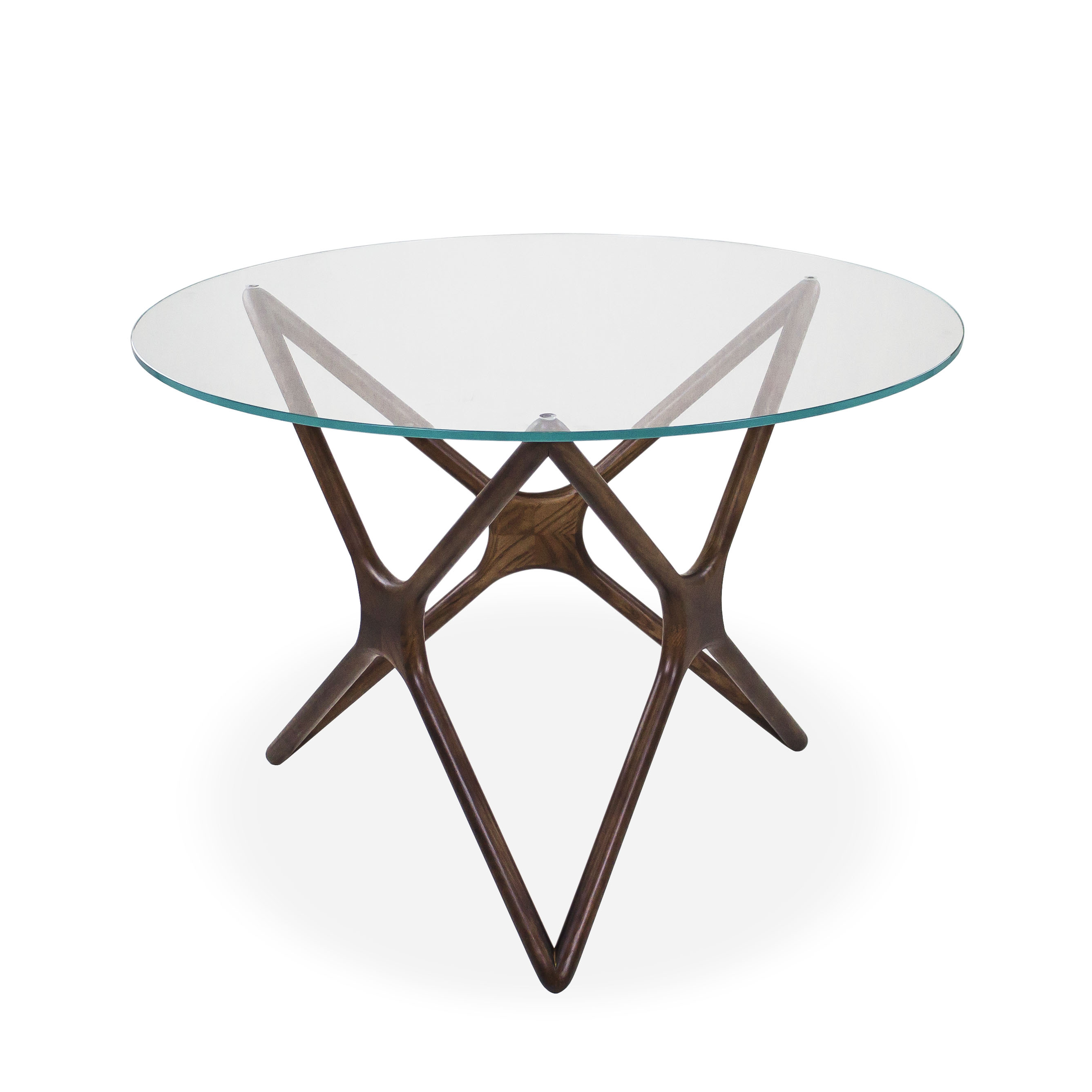 Nova Round Dining Table with Glass