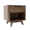Tahoe Nightstand in Walnut, Angle